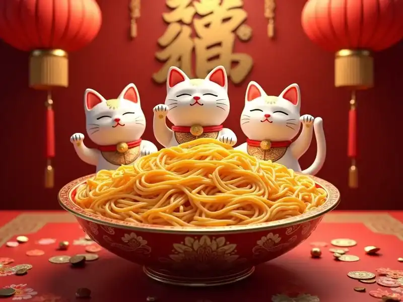 Temple of Noodles pokie artwork at Intensity Casino